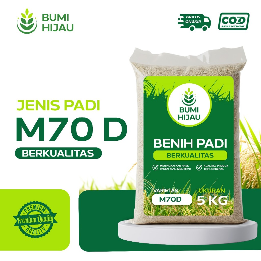 Benih padi M70 D kemasan 5kg