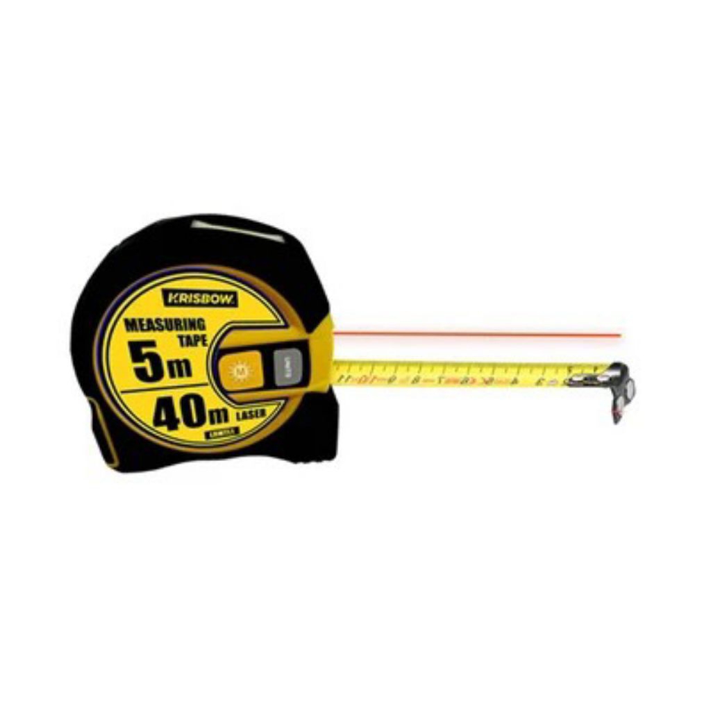 KRISBOW Meteran 5m dengan Laser 40m