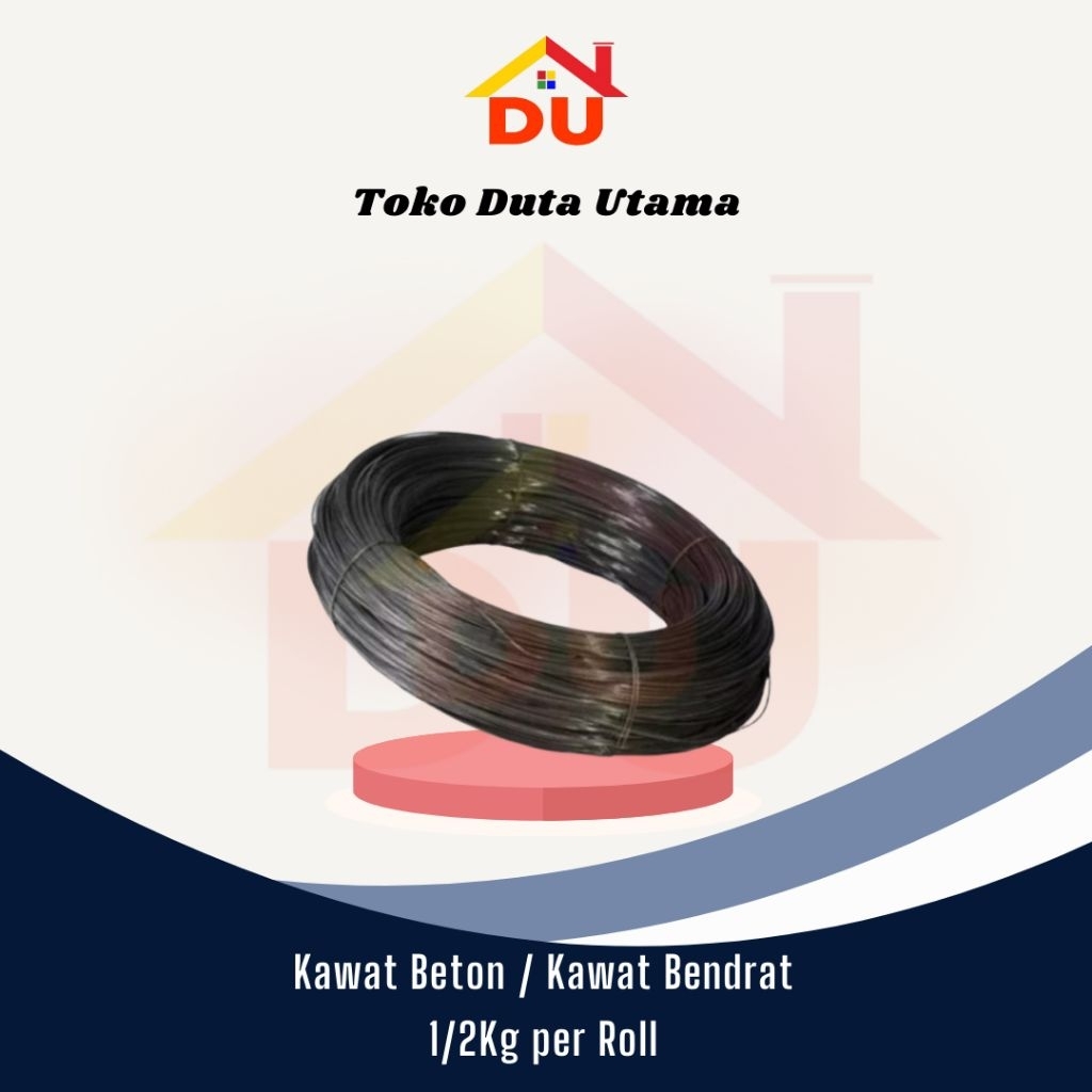KAWAT BETON / KAWAT BENDRAT 1/2 kg per roll