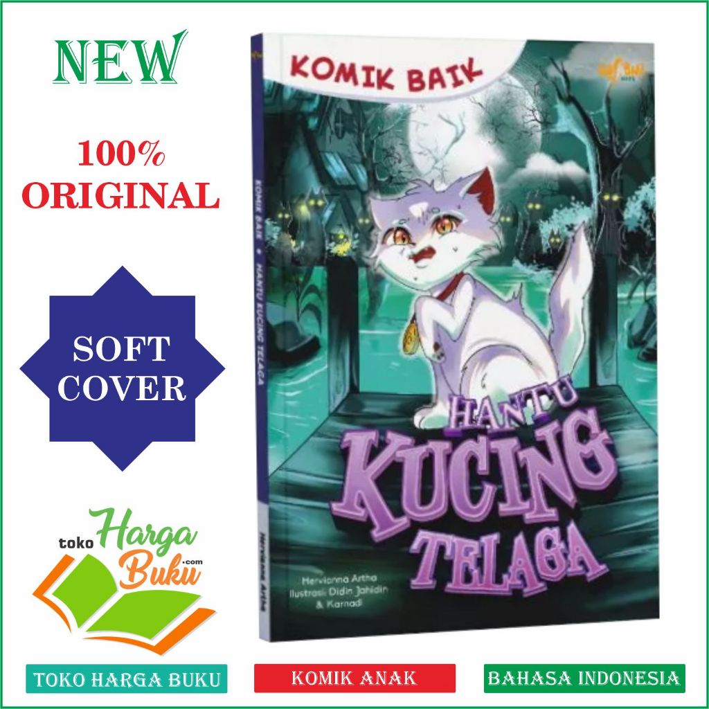 Foto Komik Baik Hantu Kucing Telaga Buku Cerita Anak ORIGINAL Insani Kids GIP - Gema Insani Press