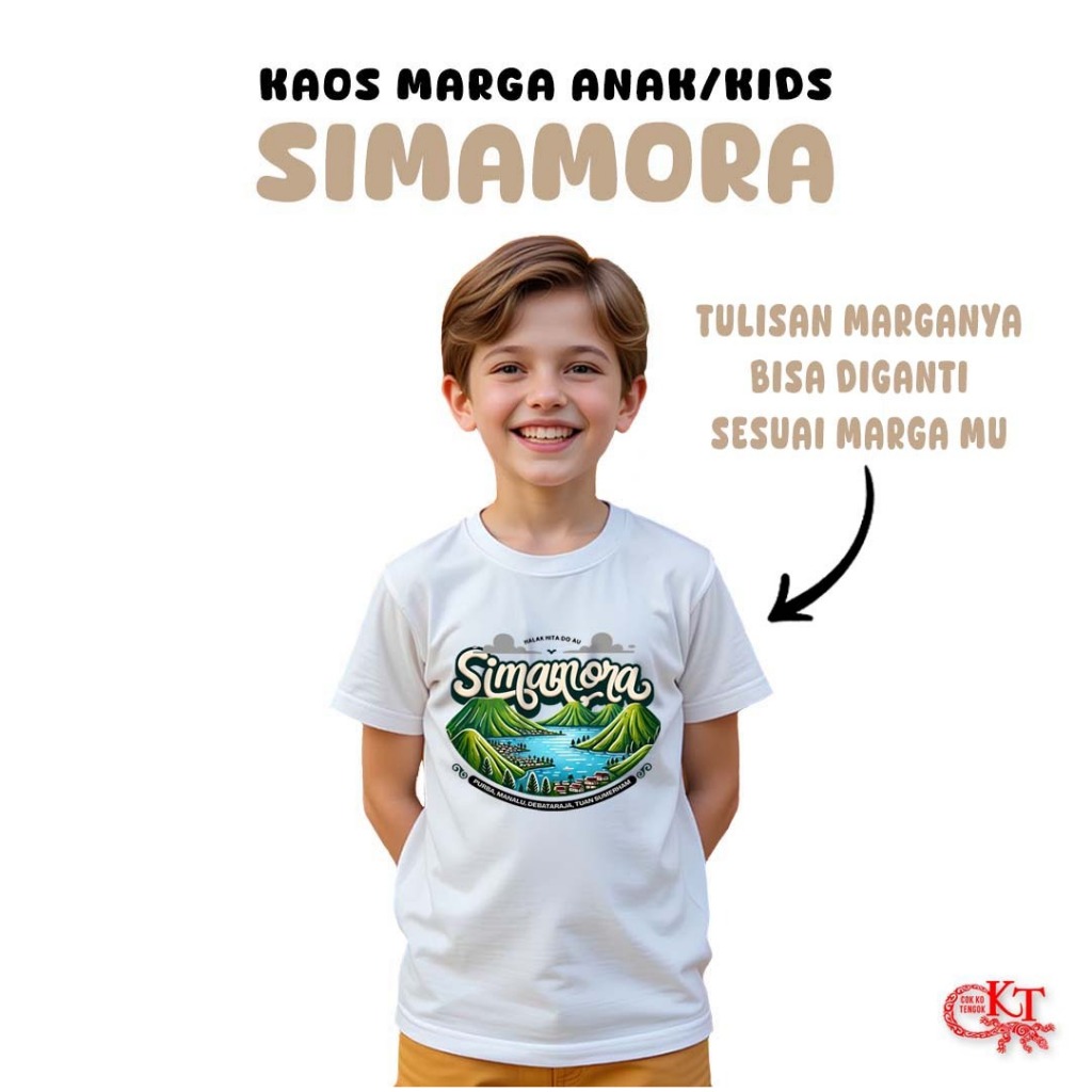 CKT Kaos Anak Marga Batak Simamora CKT Cok Ko Tengok Katun Combed 24s
