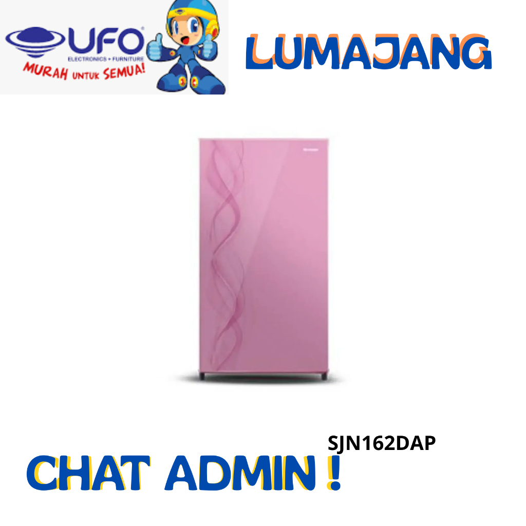 KULKAS Sharp SJN162DAP Kulkas 1 Pintu 133 Liter