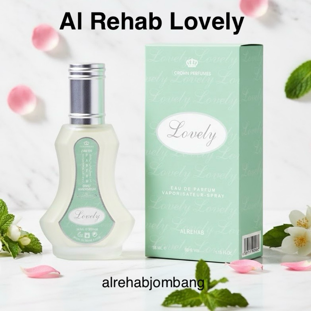 Parfum Al Rehab Lovely 35ml Spray Original Parfum Arab