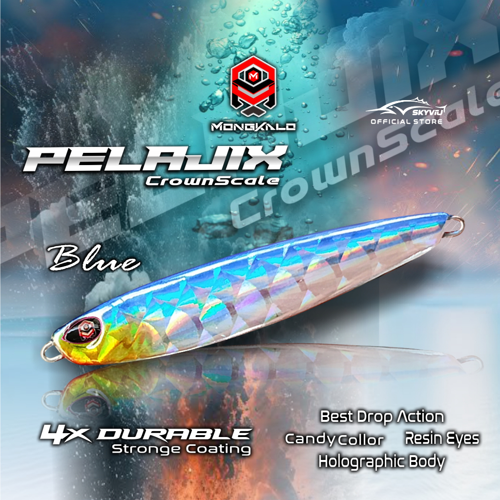 Mongkalo Pelajix Kipas noGID noMotif Candy 40 Biru