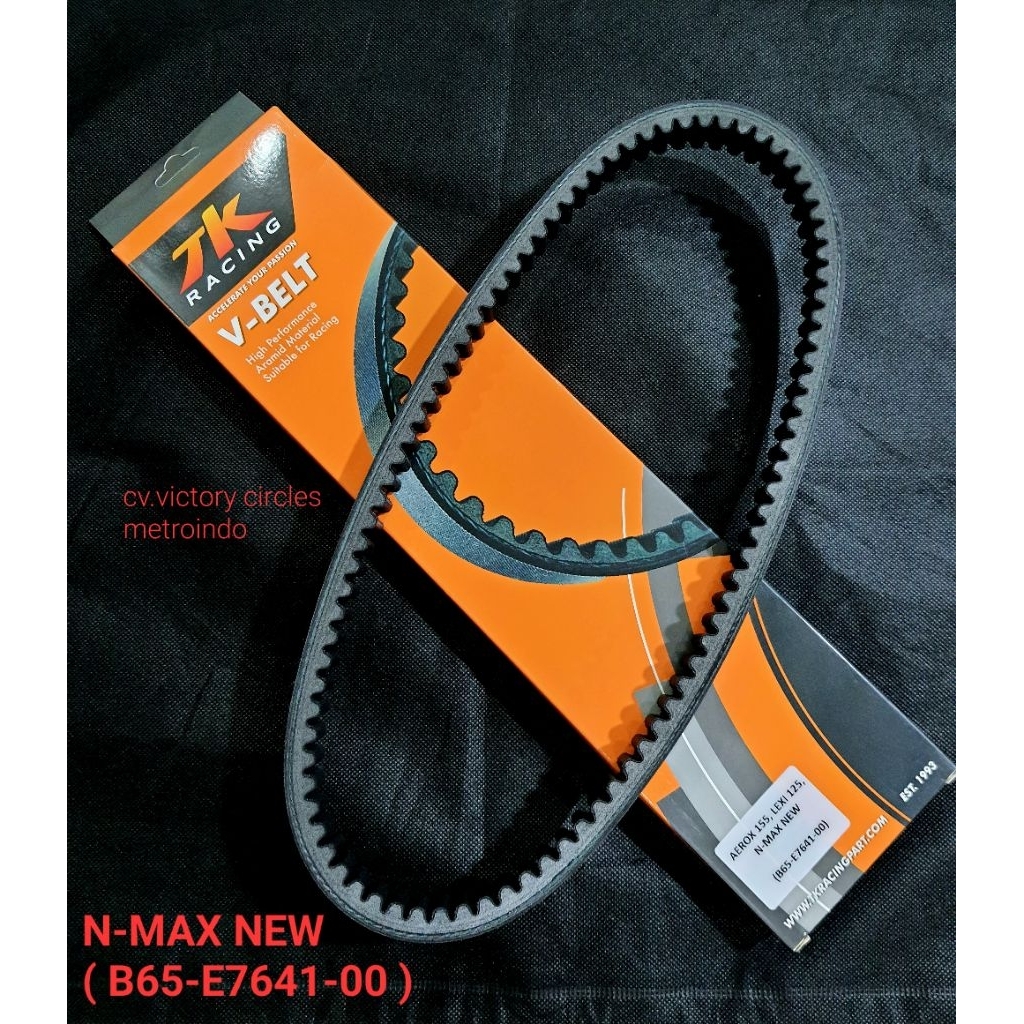 V-BELT / BELT CVT YAMAHA NMAX NEW 155 / AEROX 155 / LEXI 125 (B65) TK RACING ORIGINAL
