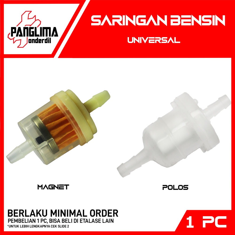 Filter Bensin Universal Motor Honda/Yamaha/Suzuki Beat/Vario/Mio/Scoopy/Supra Saringan Bensin Magnet