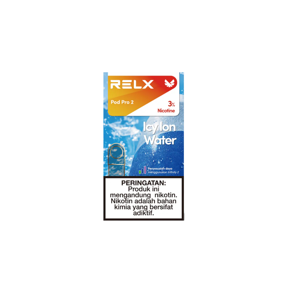 RELX Pod Pro 2 Icy Ion Water Catridge Authentic By Relx