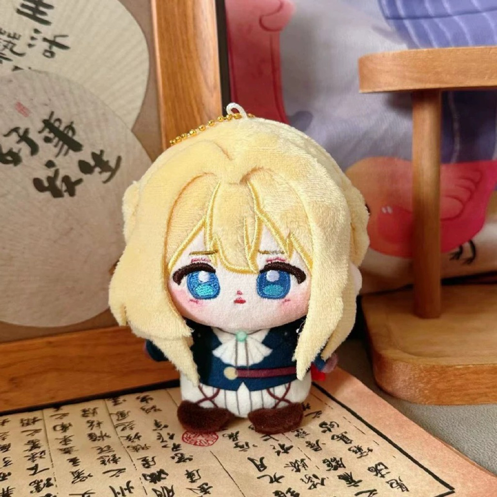 PREORDER Violet Evergarden – boneka gantung plush Violet duduk, merchandise anime, boneka mini orisi