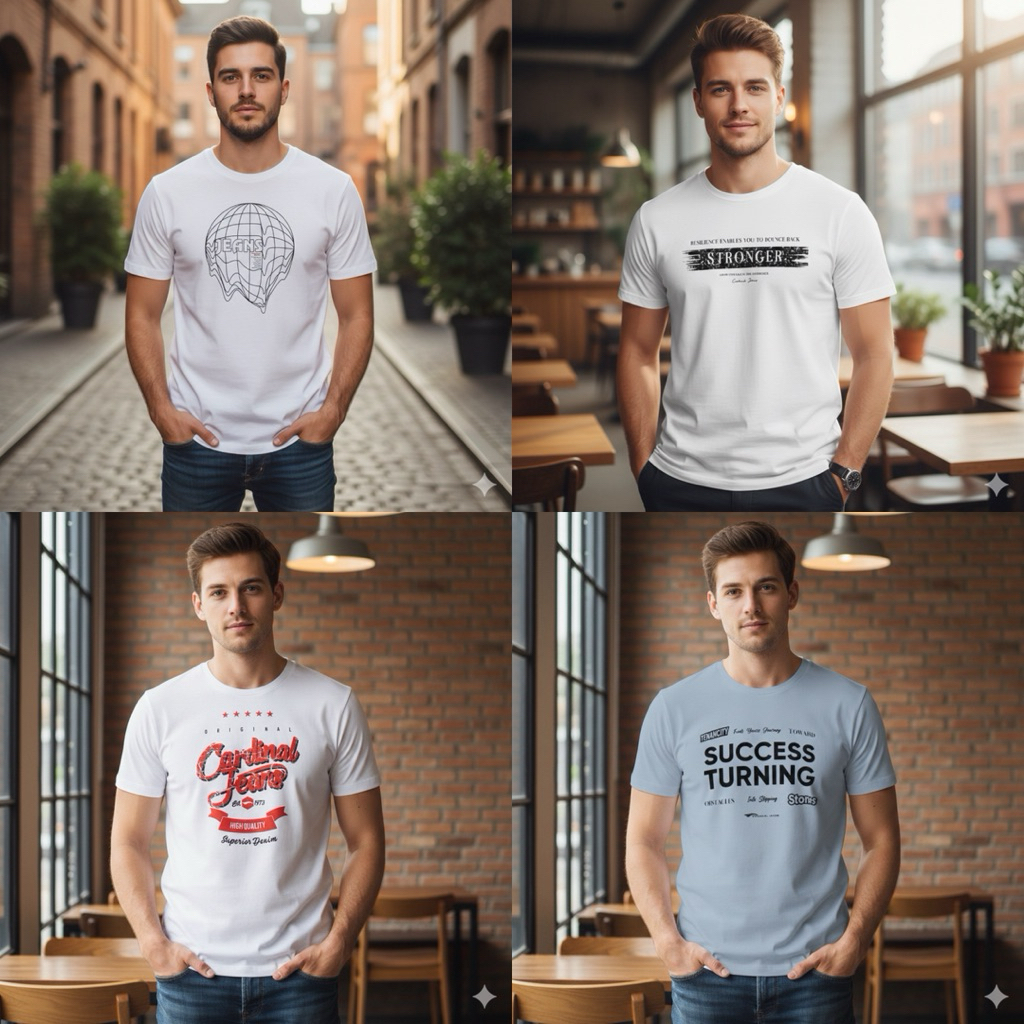 Cardinal Casual Kaos Pria CAP1264 CAP1265 CAP1266 CAP1267