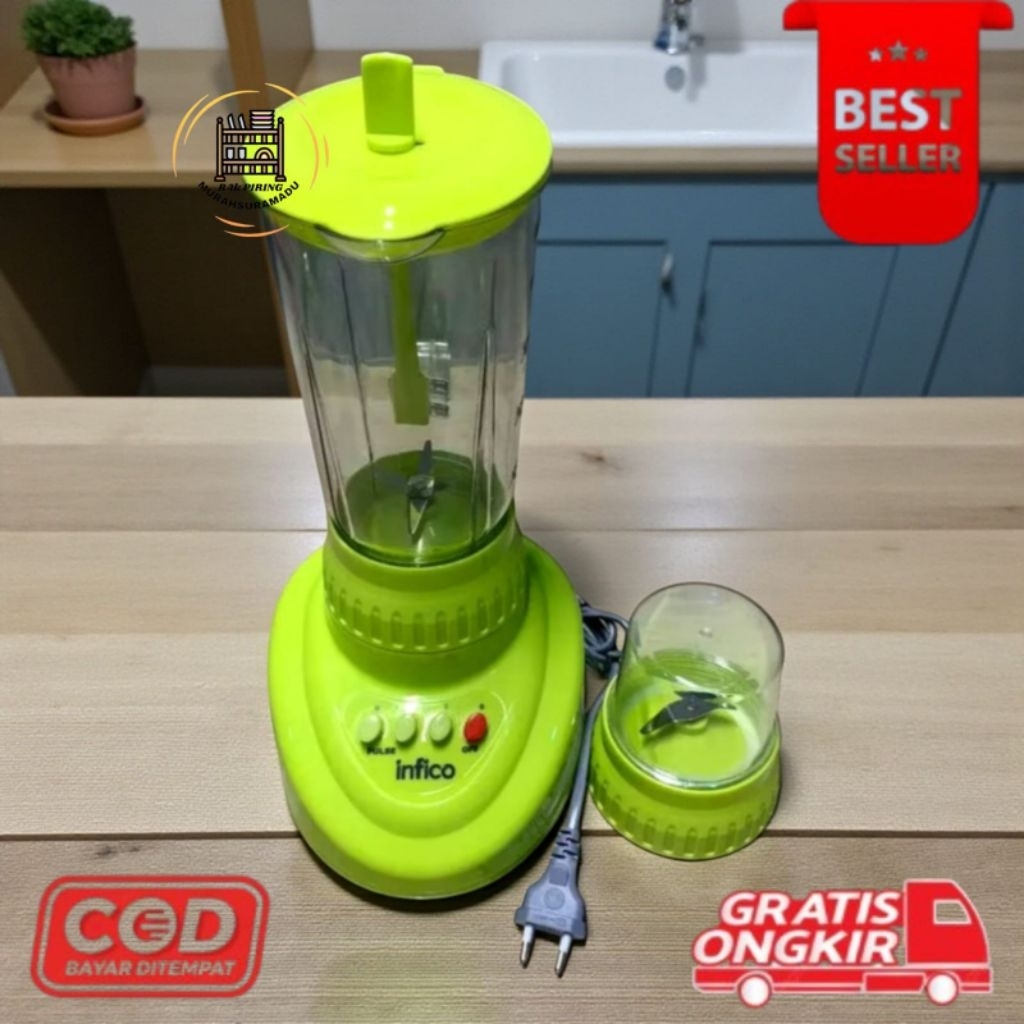 [PRP] Blender Infico 2 in 1 Fusion IBL-230 plastik & Versa IBL-230K kaca kapasitas 1.2 Liter