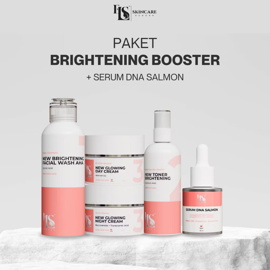 LS SKINCARE PAKET SKINCARE BPOM NEW GLOWING BOOSTER PERAWATAN KECANTIKAN