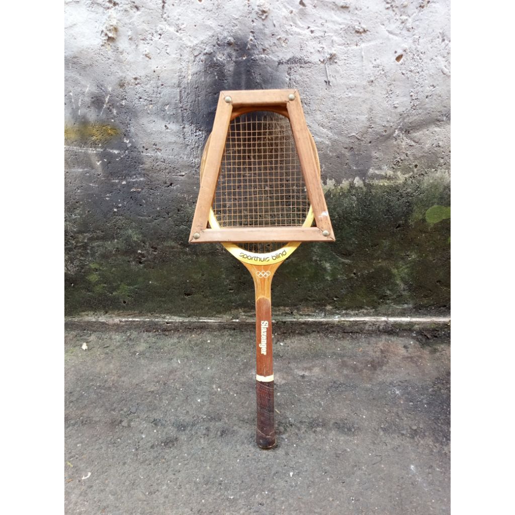 Vintage Tennis Racket Slazenger Raket Kayu Lawas Raket Jadul Retro
