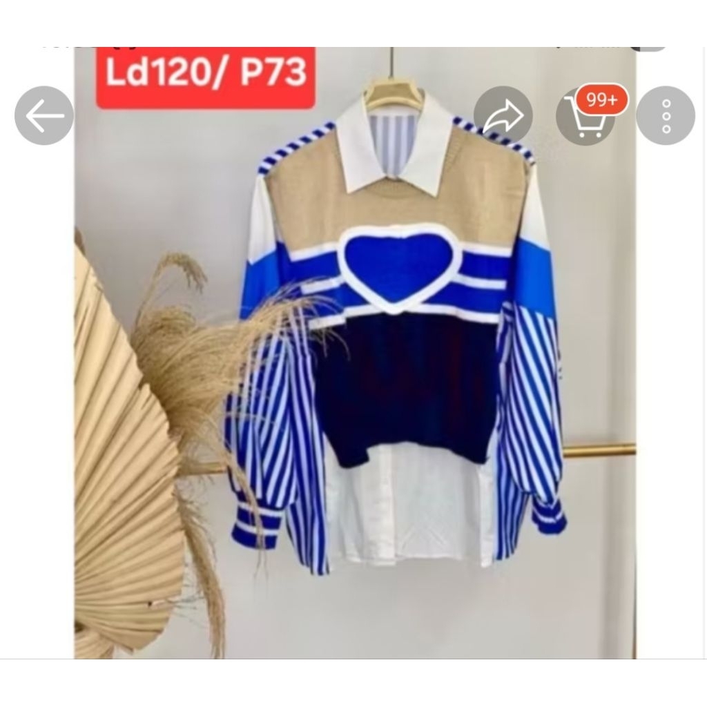 KEMEJA BKK PREMIUM KATUN MIX KNIT