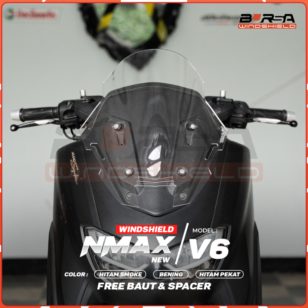 Visor Windshield V6 dan V7 Nmax new Nmax old