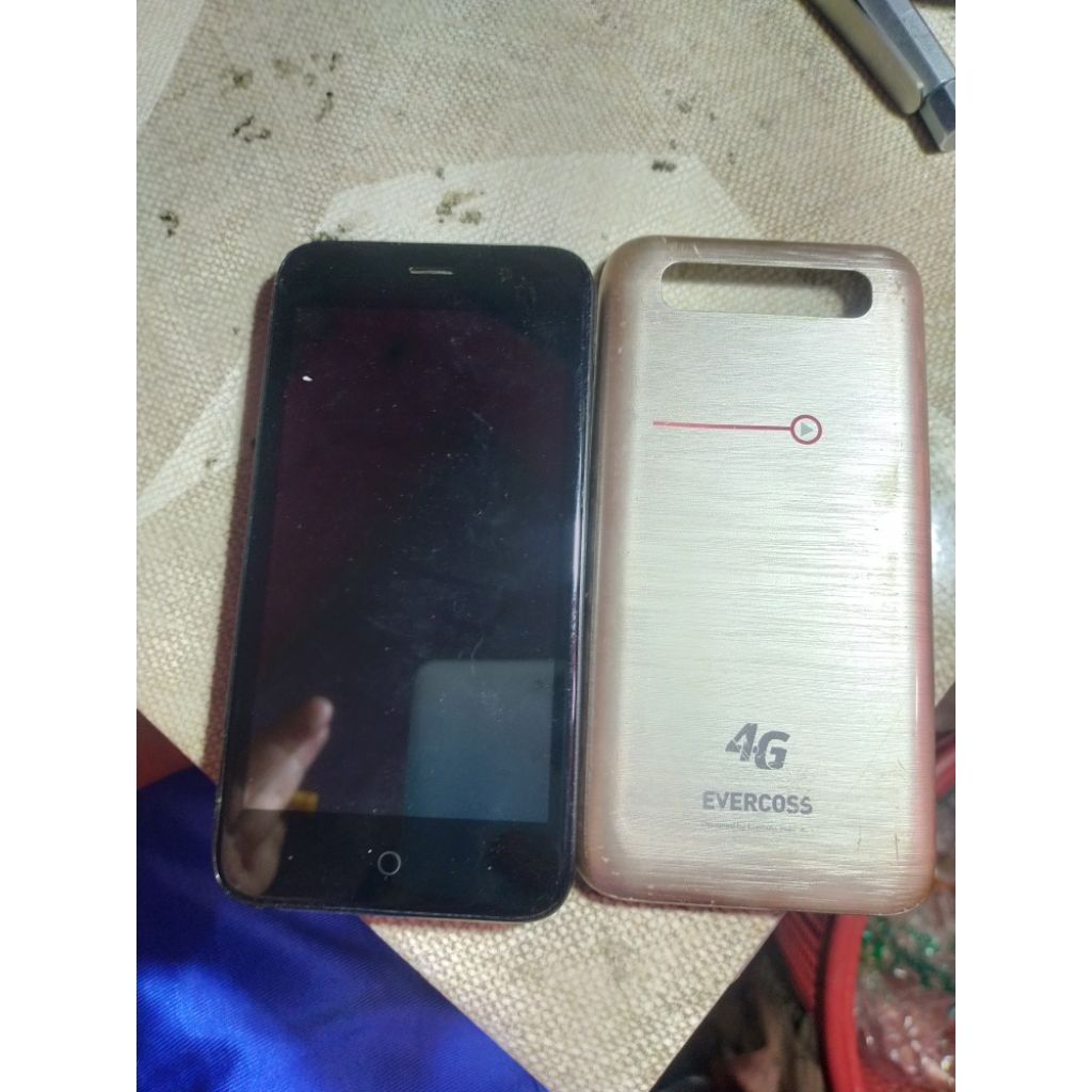 lcd Evercoss s45 ori copotan normal