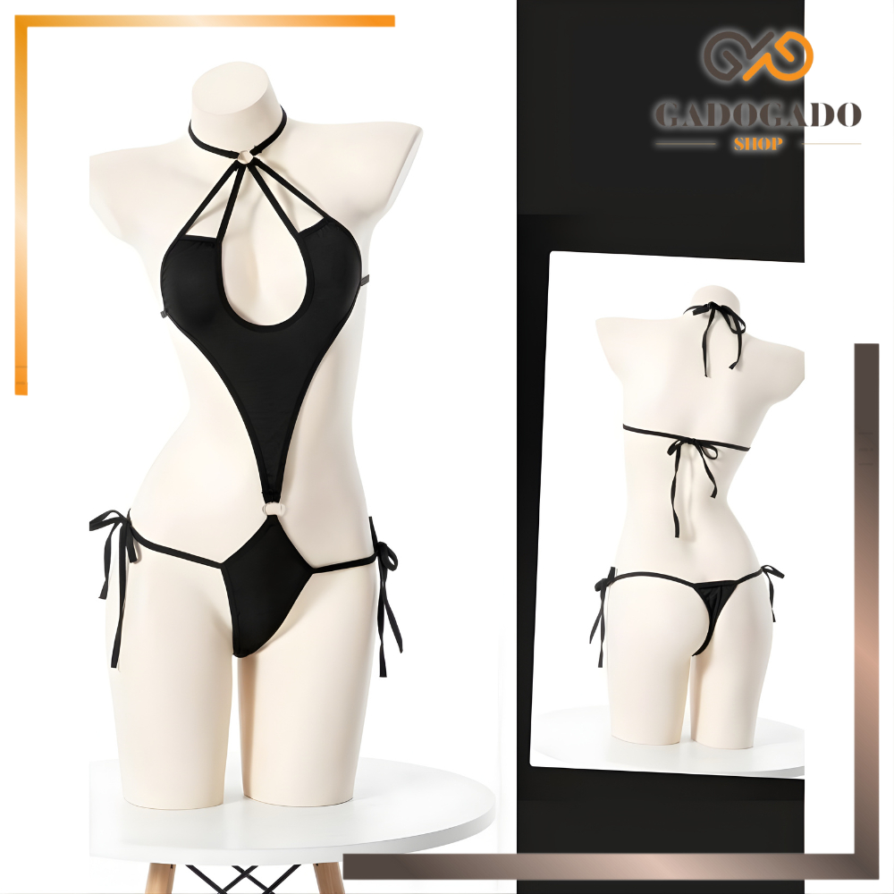 GGS Baju Bodysuits Lingerie Sexy Press Badan Body Fit Wanita Dewasa Gaun Malam Gaya Japanese Jepang 