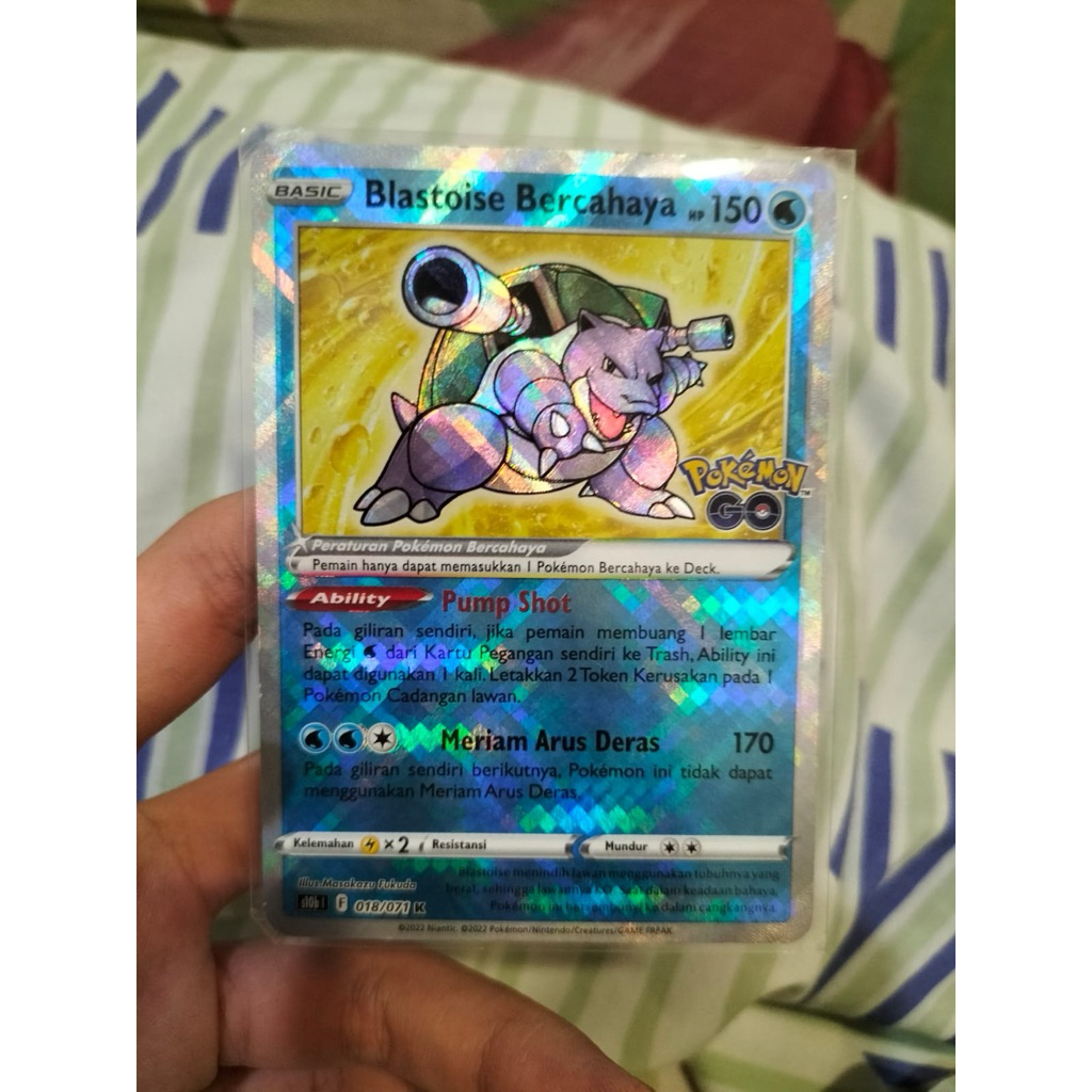 Kartu Pokemon Langka - Rare Pokemon Card - Blastoise