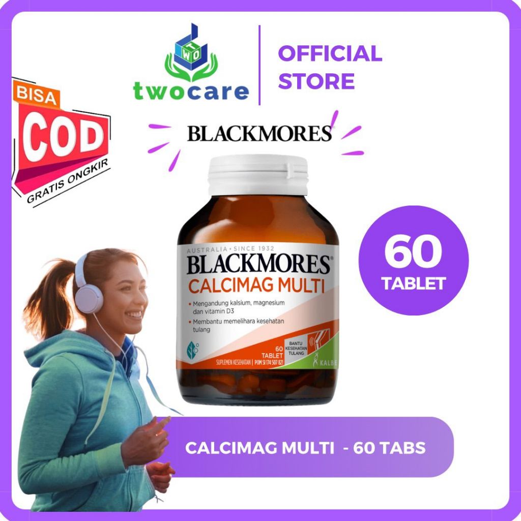 Blackmores Calcimag Multi Bpom Kalbe Kalsium Obat Tulang -60 tablet