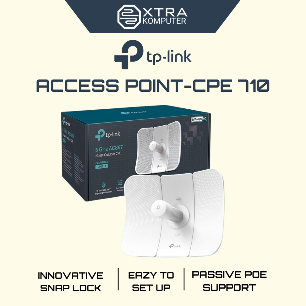 CPE710 TP-LINK 5GHz AC 867Mbps 23dBi Outdoor TPLINK CPE 710
