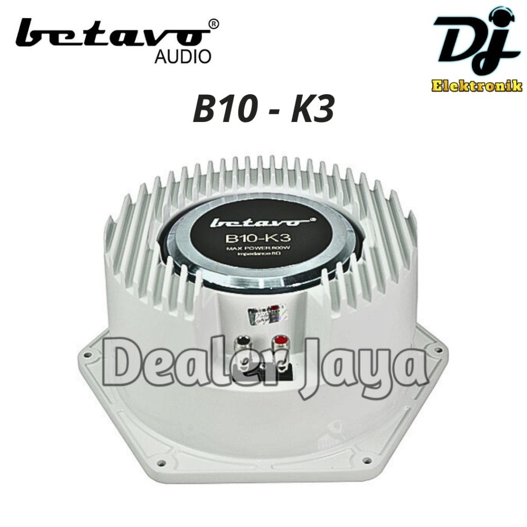 Speaker Komponen Betavo B10-K3 / B10K3 - 10 inch