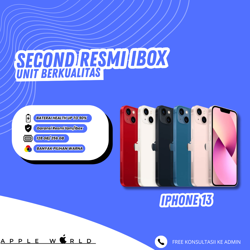 SECOND IBOX iPhone 13 128 GB 256 GB | SECOND IBOX 100%
