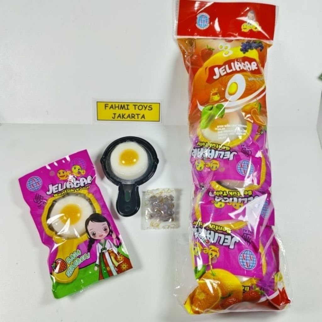 10 PCS JELLY AGAR KEMASAN jelly telur