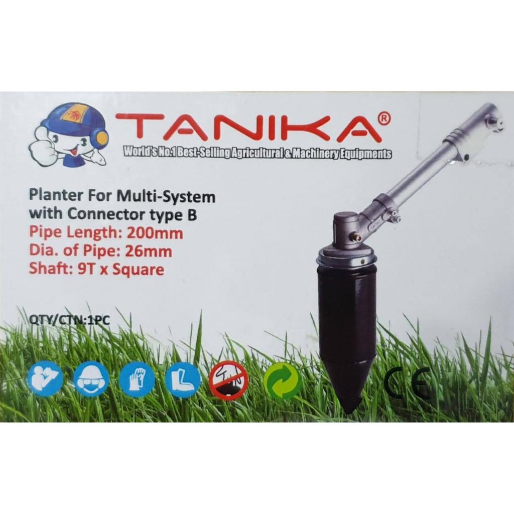 TANIKA Attachment Planter Connector Mesin Potong Rumput Menjadi Planter Alat Pelubang Tanah Untuk Me