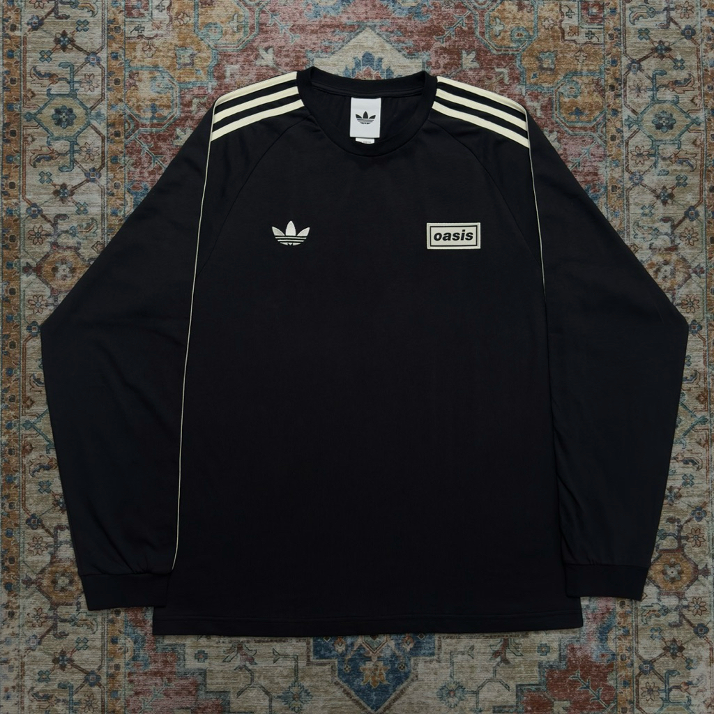 Adidas x Oasis Tour 3-Stripes Longsleeve Tee Black Original