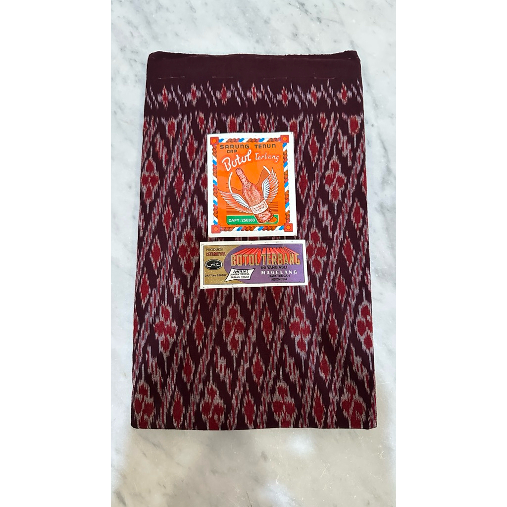 Sarung Tenun Goyor ATBM Botol Terbang Asli Original 100%
