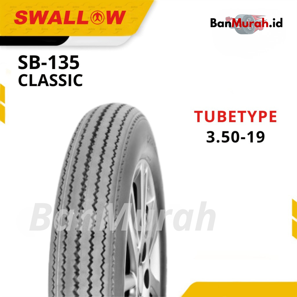 Ban Luar Sepeda Motor Swallow SB-135 CLASSIC 350-19 Ring 19 Tubetype