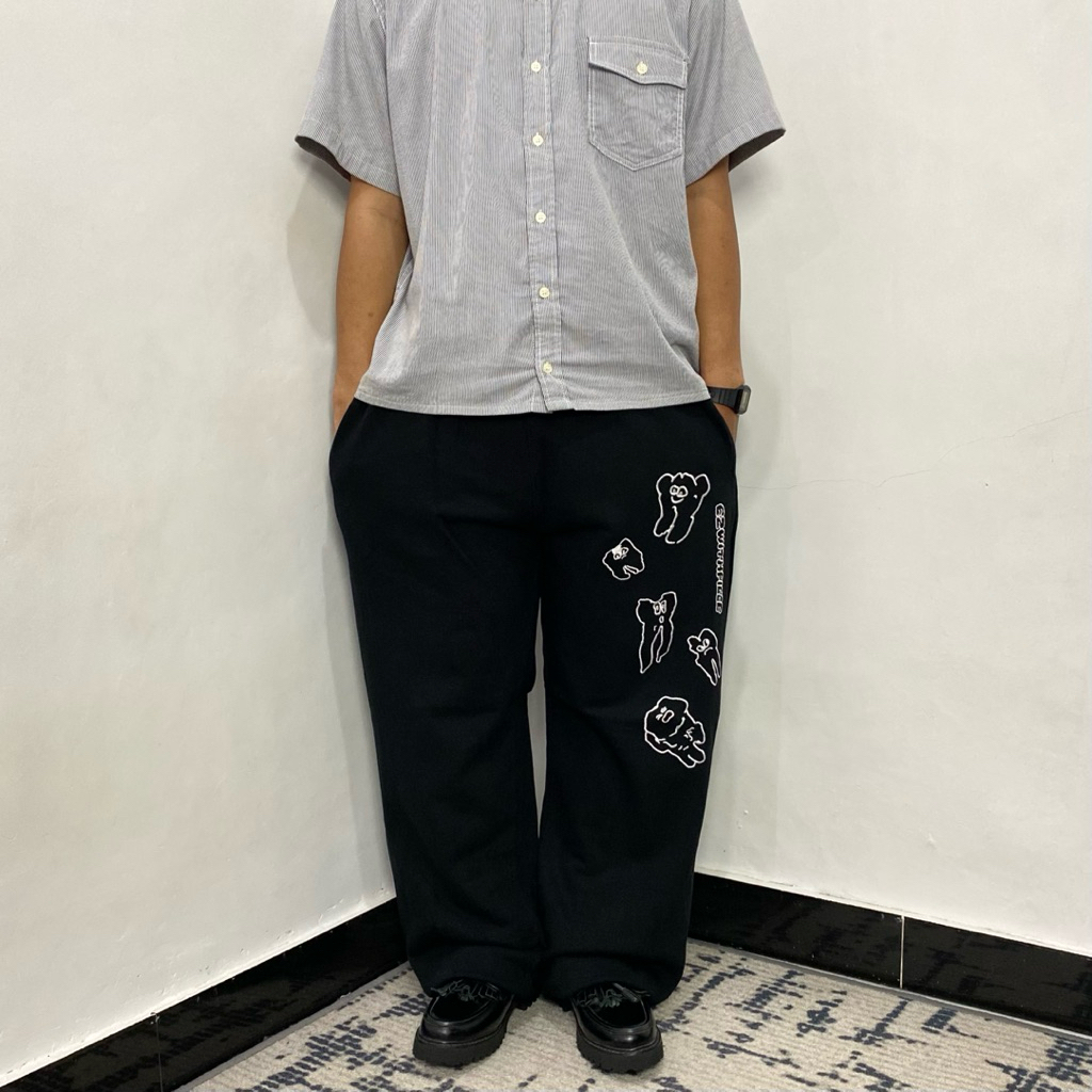 Piecemaker Joger baggy sweatpants black