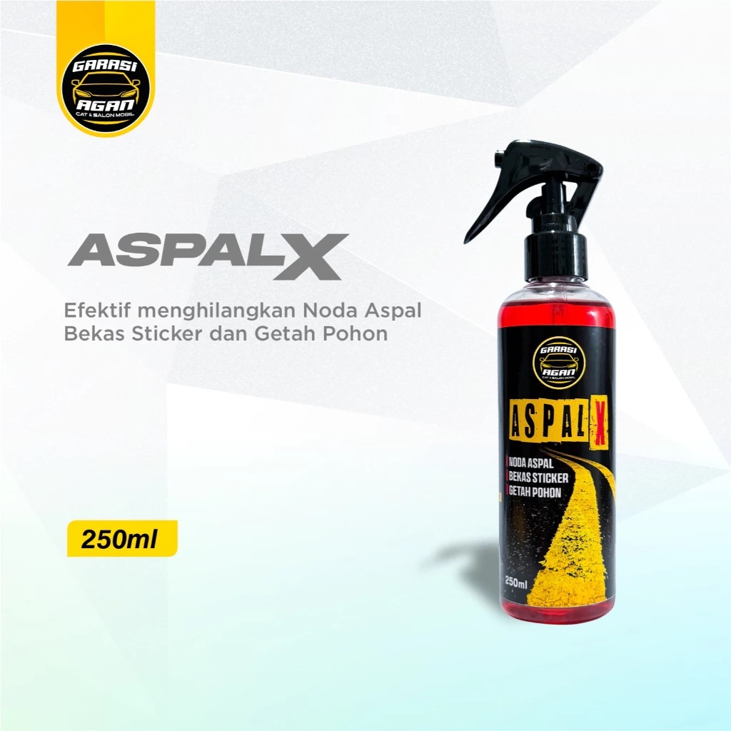 ASPAL X PENGHILANG NODA ASPAL TAR REMOVER PEMBERSIH NODA TAR AND BUG REMOVER PERAWATAN BEKAS NODA