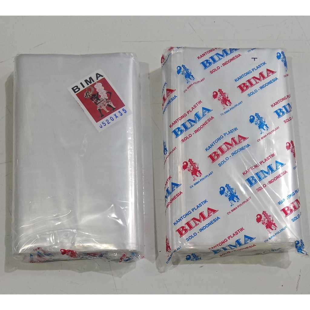 Plastik PP bening tebal 05 plastik keripik tebal / plastik kaku bening tebal / plastik makanan kerin