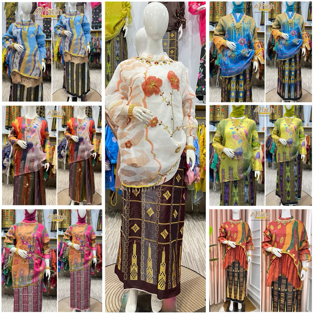 BAJU BODO NO 1 SULTAN PRISKA BORDIR EMAS BAJU BODO LAKBU LABBU ASLI SENGKANG SUTERA BUGIS MAKASSAR D