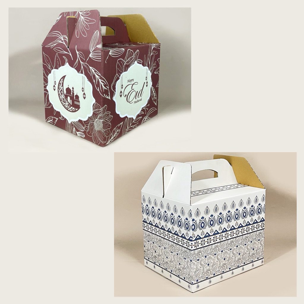 (30x25x24 cm) Box Parcel (JINJING) Gable Box/Tas Tenteng/Dus Tenteng/Jinjing/Handle/Box Parcel/boxha