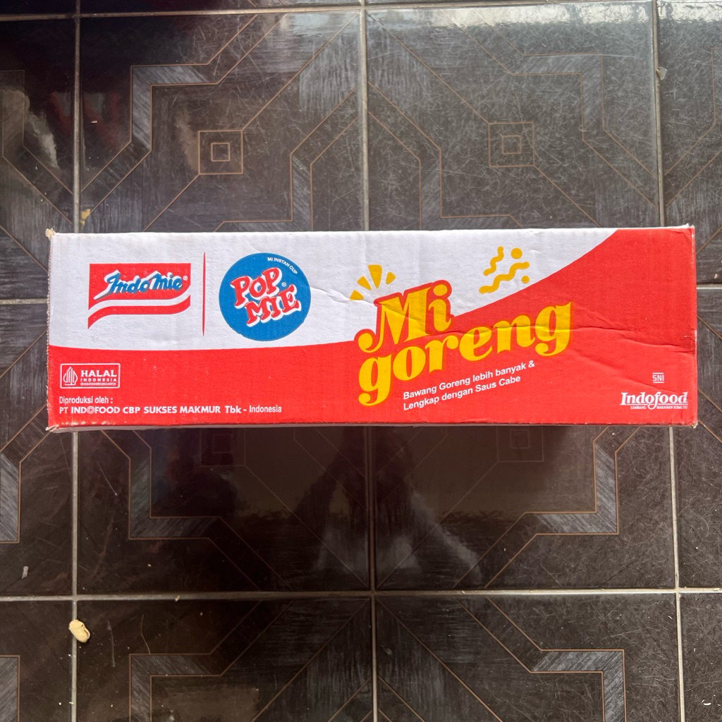 Pop Mie Goreng Rasa Indomie Goreng 1 Dus 12 Pcs - Popmie Mi Goreng Mie Gelas Cup Spesial Karton