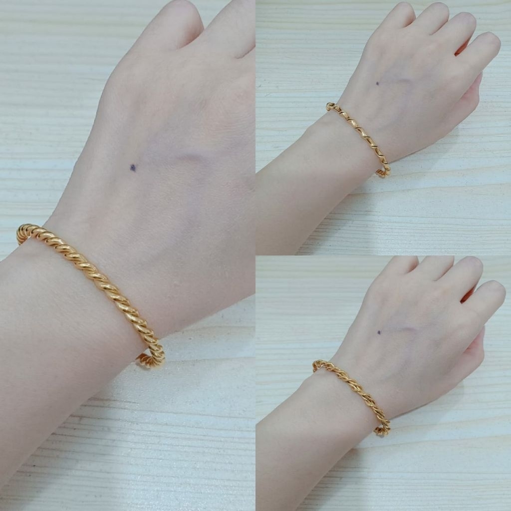 ERLINDA BANGLE / BANGLE ADJUSTABLE MODEL EMAS 24K
