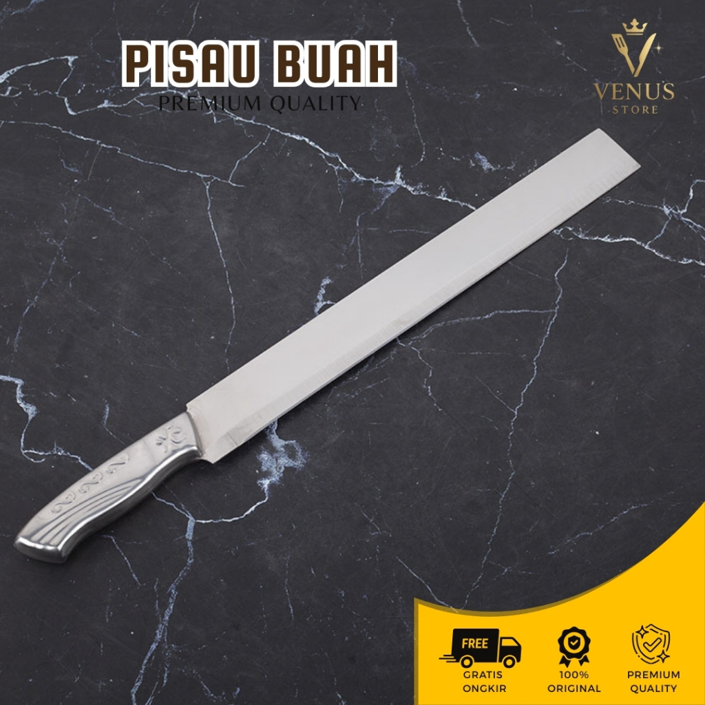 Venus Store - Pisau Semangka KING BALANCE WY03 Pisau Buah Besar Stainless 3CR Anti Karat 40–50 cm