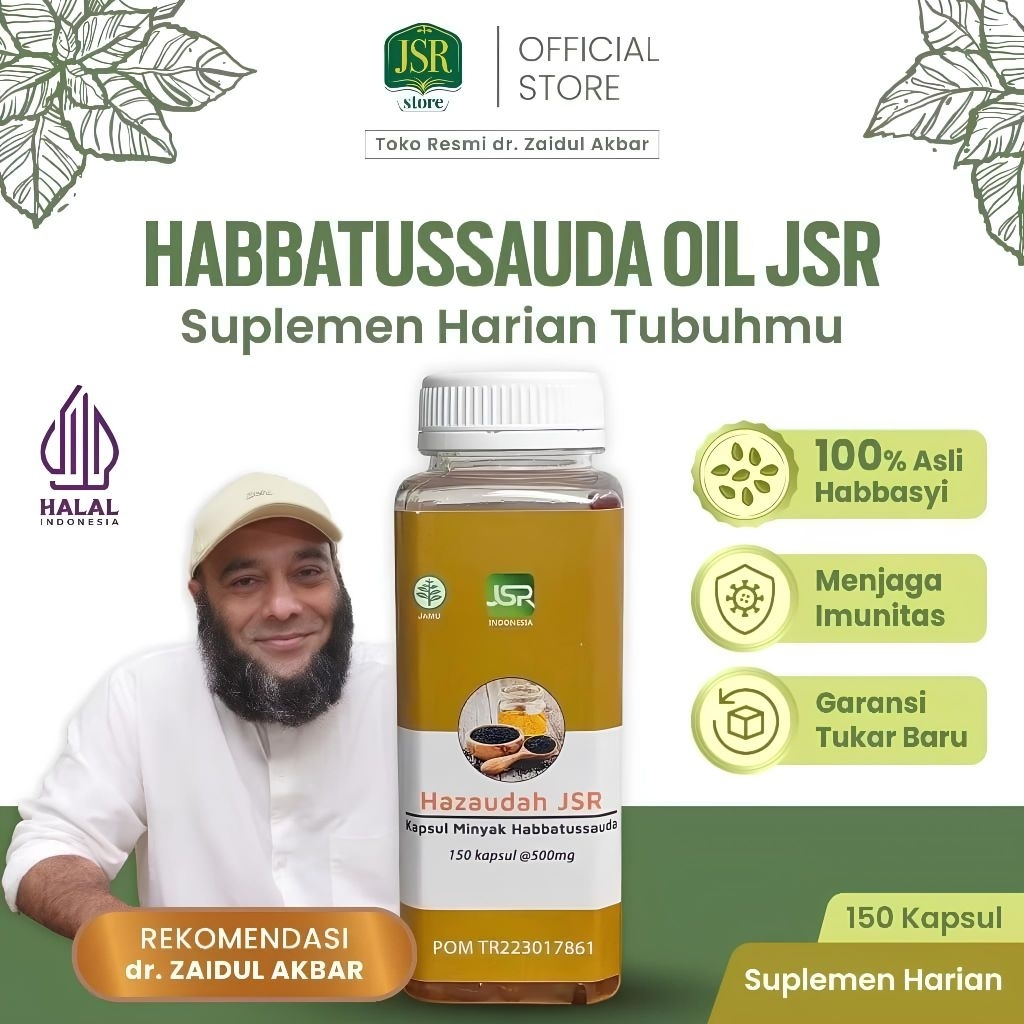 Habbatussauda Oil JSR dr Zaidul Akbar