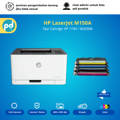 HP LaserJet 150A Laser Warna Color Print Only Second Murah