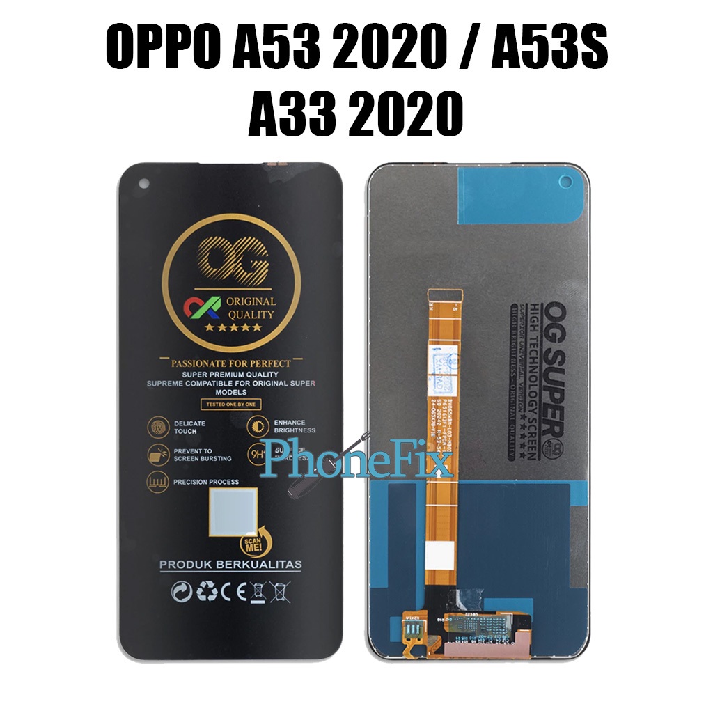 Lcd Touchscreen OPPO A53 2020 / A53S / A33 2020 Original OG SUPER Lcd Fullset