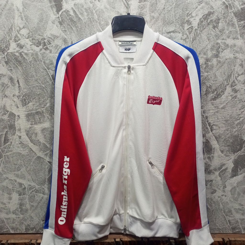 Jaket Tractop ONITSUKA TIGER Size XL Casual keren bagus