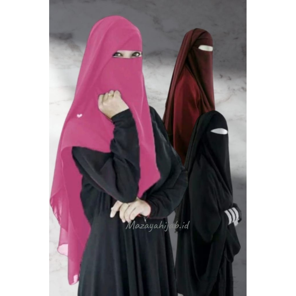 NIQOB YAMAN CADAR YAMAN CADAR LONG YAMAN HIJAB SYAR'I