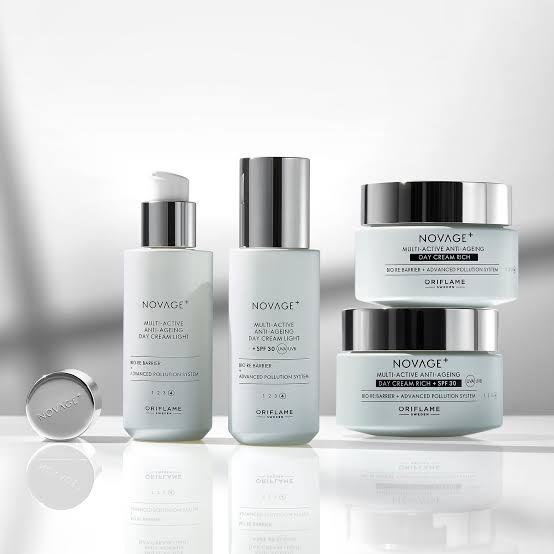 Novage+ multi active anti ageing day cream ligh, rich, nigh cream ligh, / rich