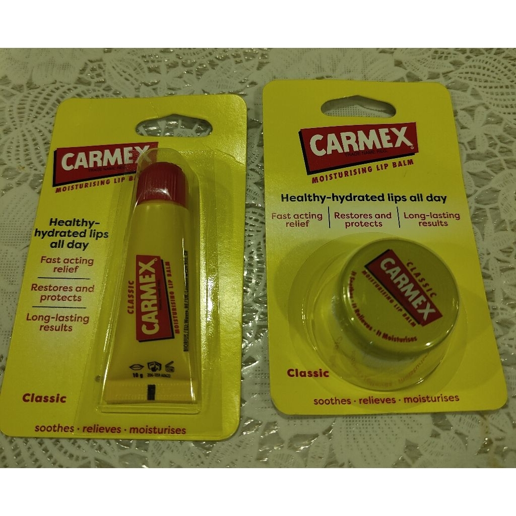 Pelembab Bibir Carmex | CARMEX MOISTURIZING LIP BALM ORI USA
