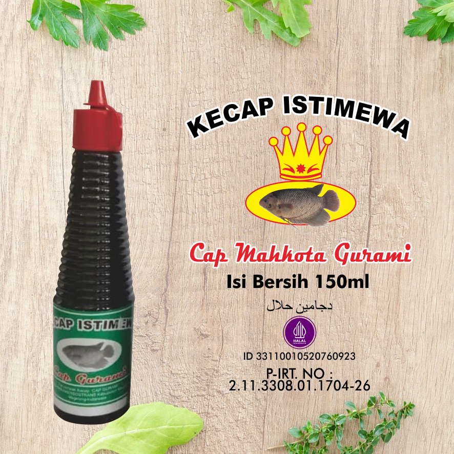 KECAP MANIS CAP MAHKOTA GURAMI 150ml