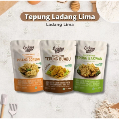 Ladang Lima Tepung Organik Gluten Free - Ladang Lima Tepung Bumbu 150gr