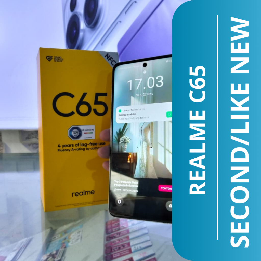 HP SECOND REALME C65 (8/128) /REALME C65 HP SECOND/SECOND LIKE NEW