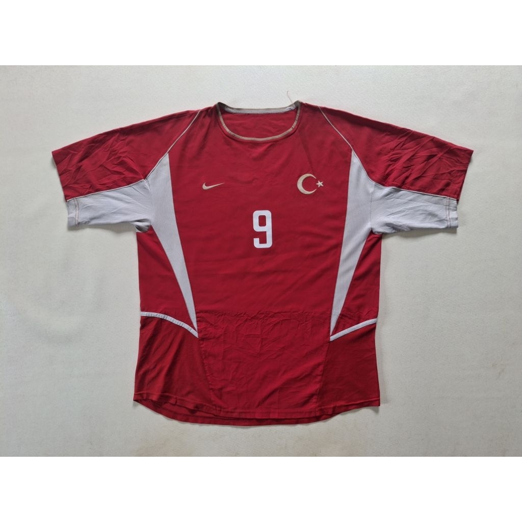 JERSEY BOLA TIMNAS TURKI HOME TAHUN 2003/2004 HAKAN SUKUR