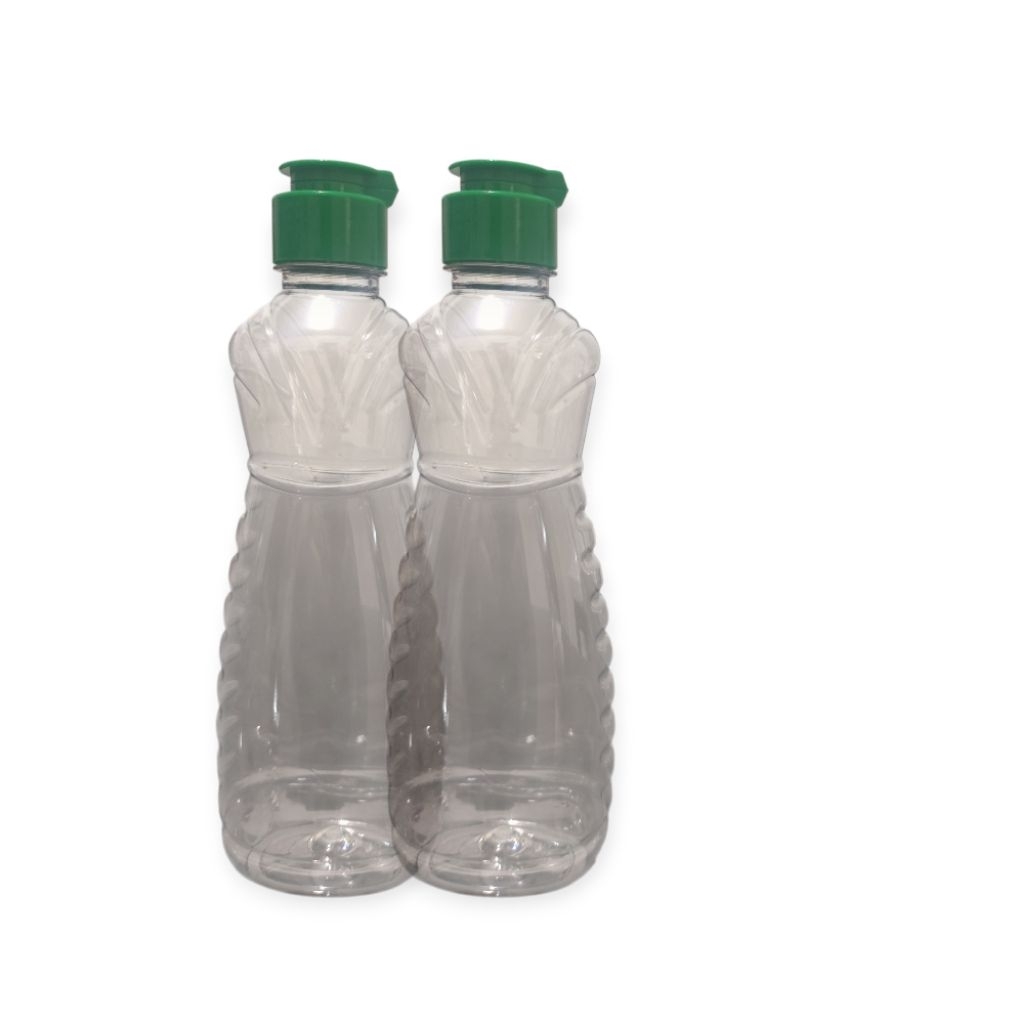 Botol sabun cuci piring 450 ml tutup fliptop hijau